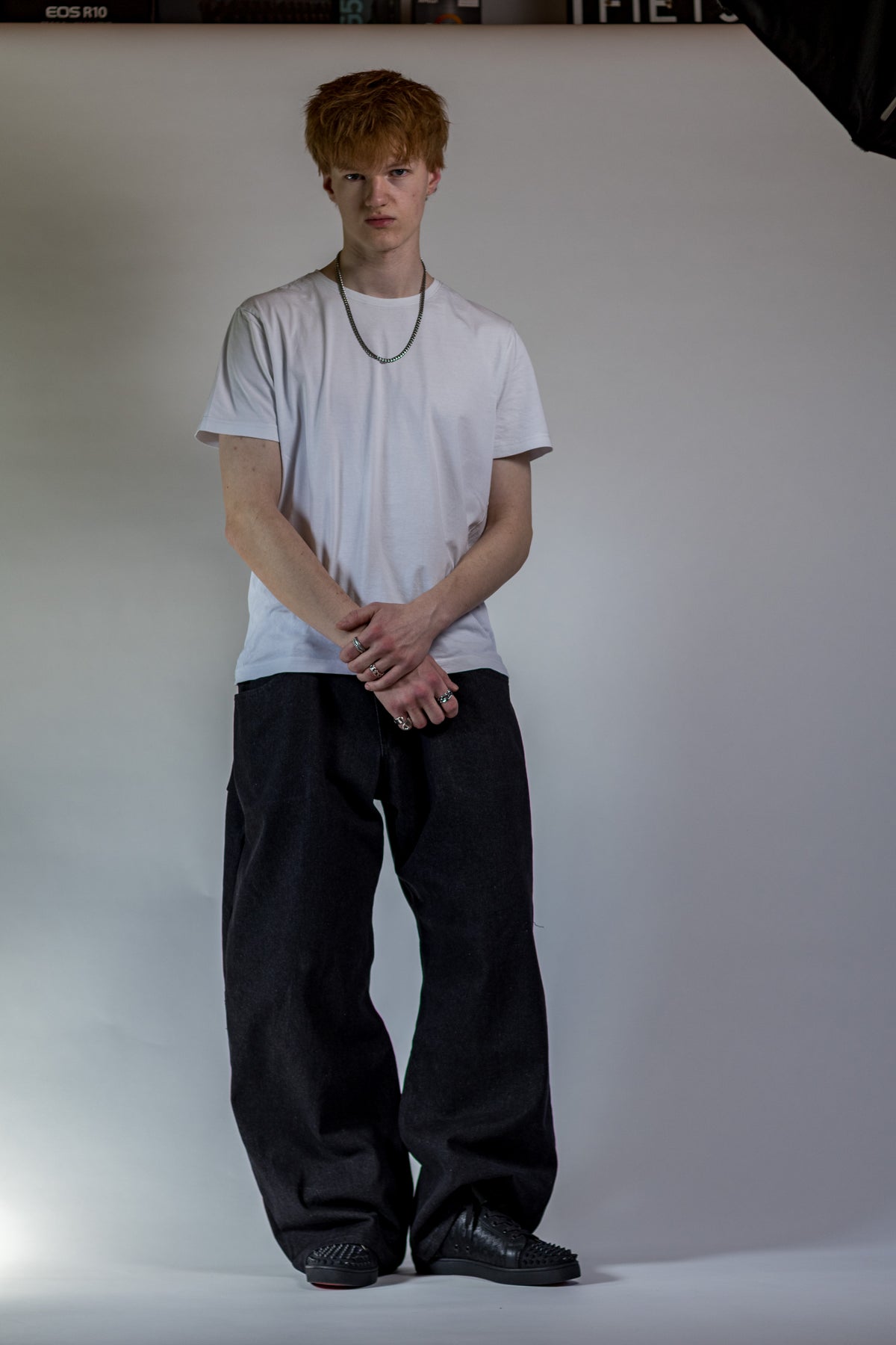 DISTRESSED SPINE BELT WHITE · 360°