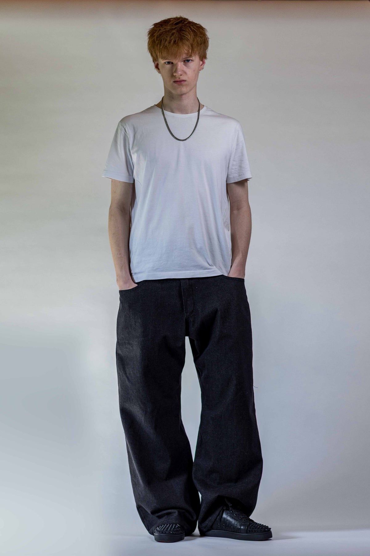 SHADOW WING JEANS BAGGY BLACK