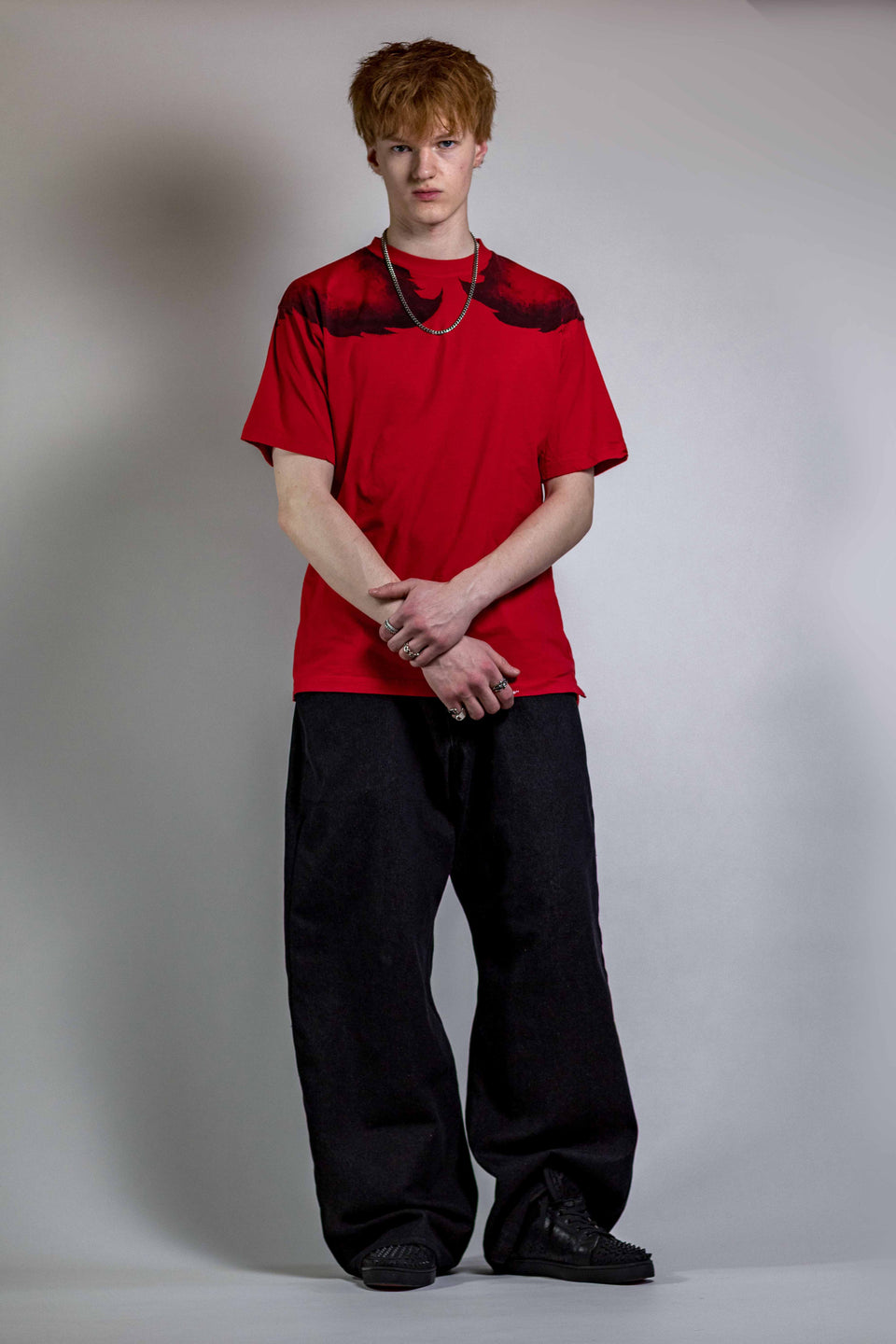 OUTLINE TEE RED