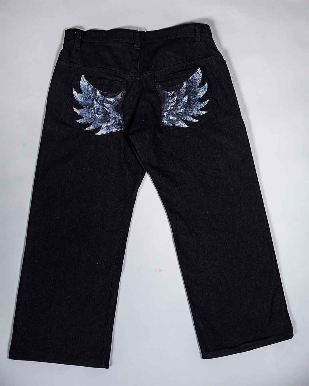 SHADOW WING JEANS BAGGY BLACK – Zusatzbild 3