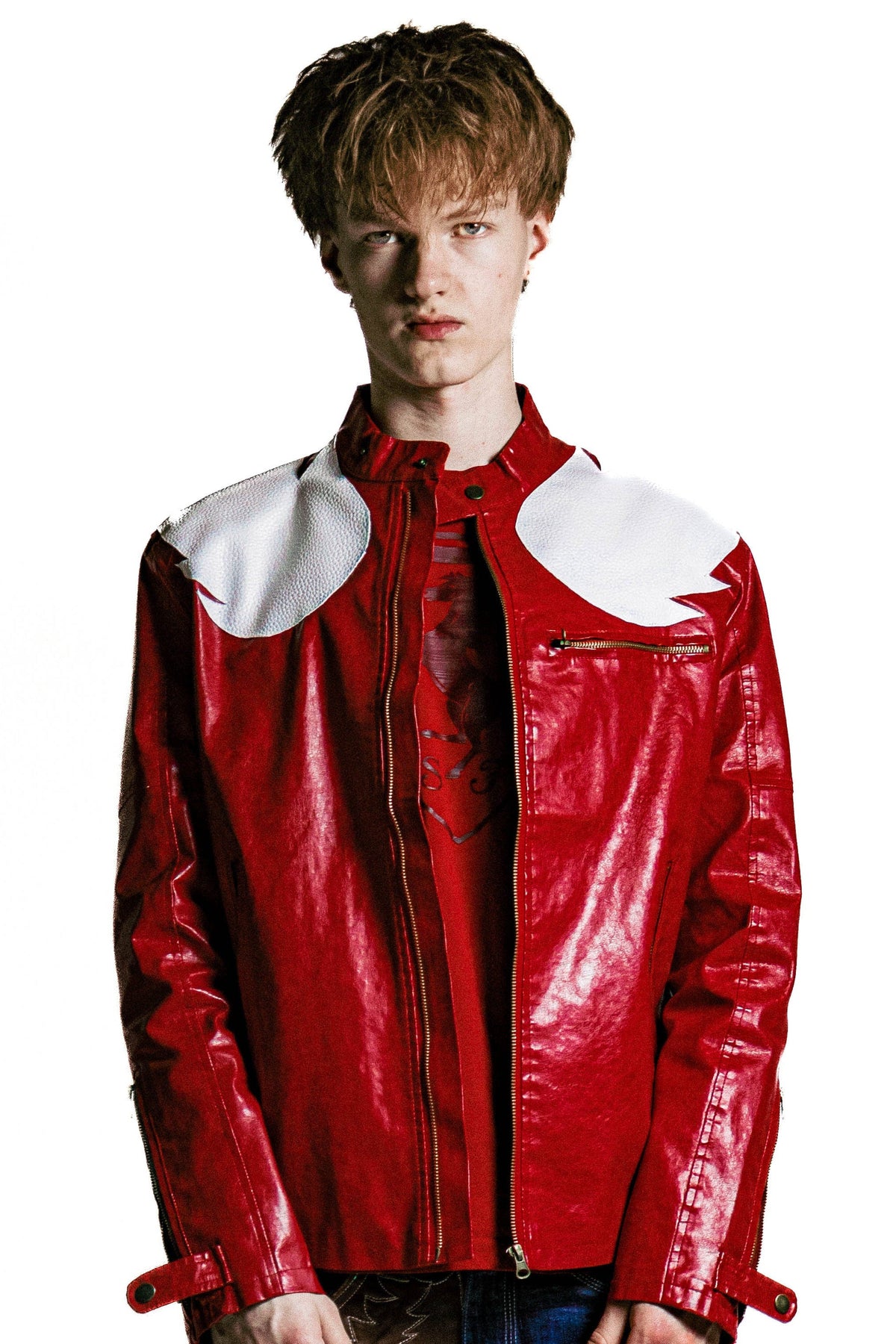 BONE WINGS JACKET RED
