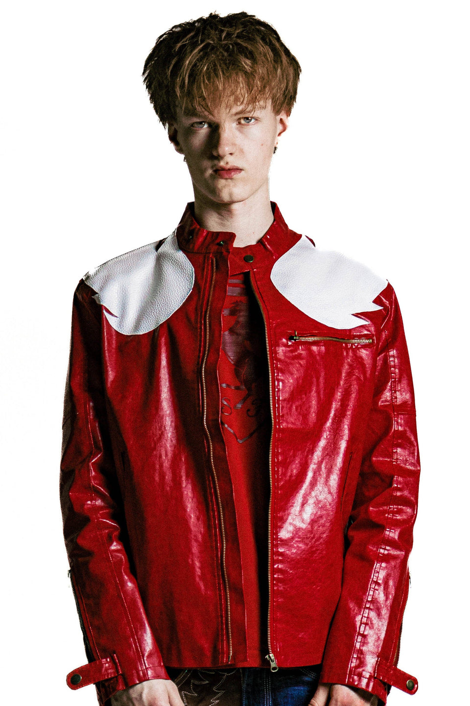 BONE WINGS JACKET RED