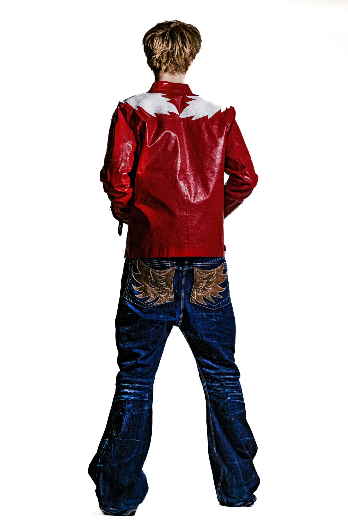 BONE WINGS JACKET RED